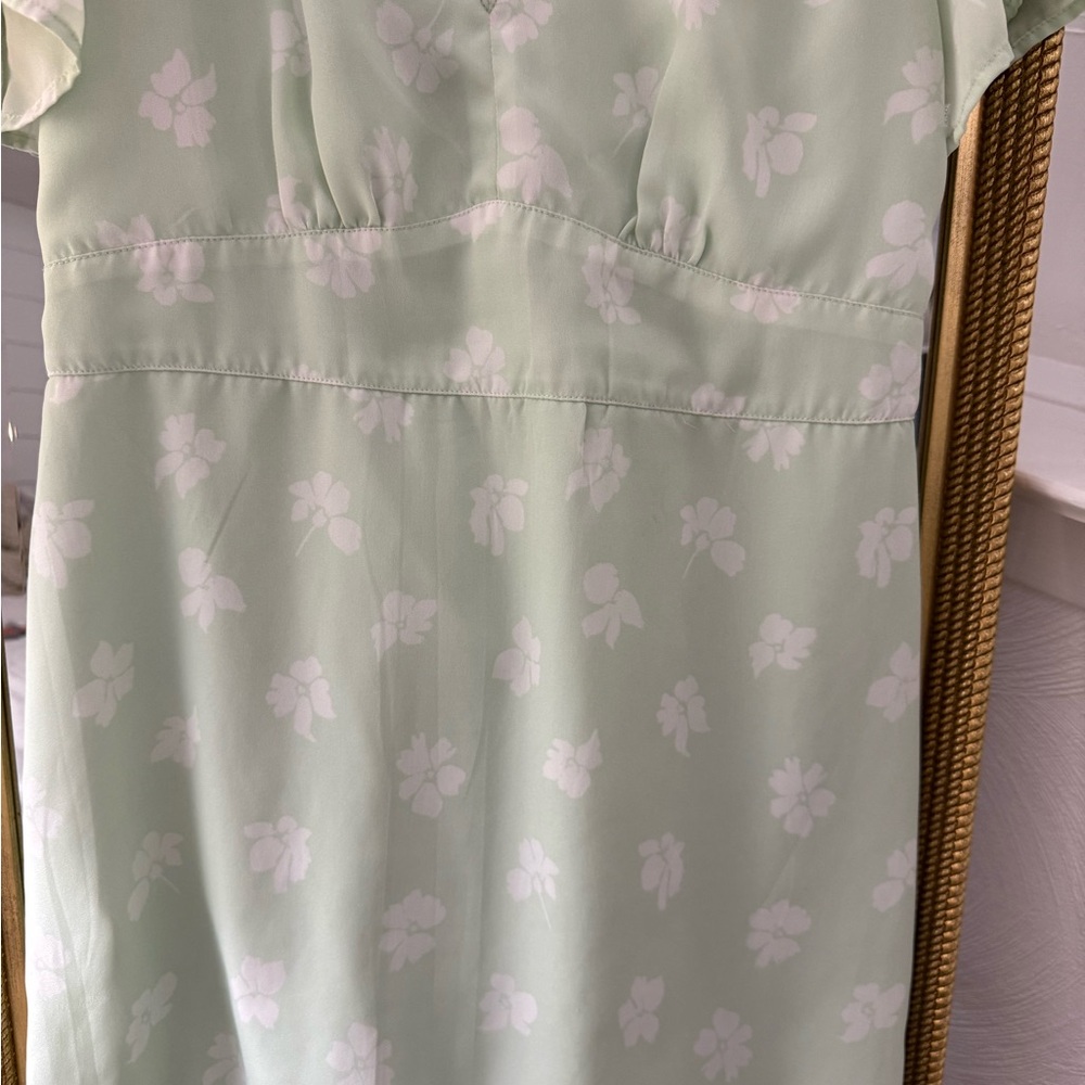 Abercrombie & Fitch Mint Smocked Dress - Picture 9 of 14